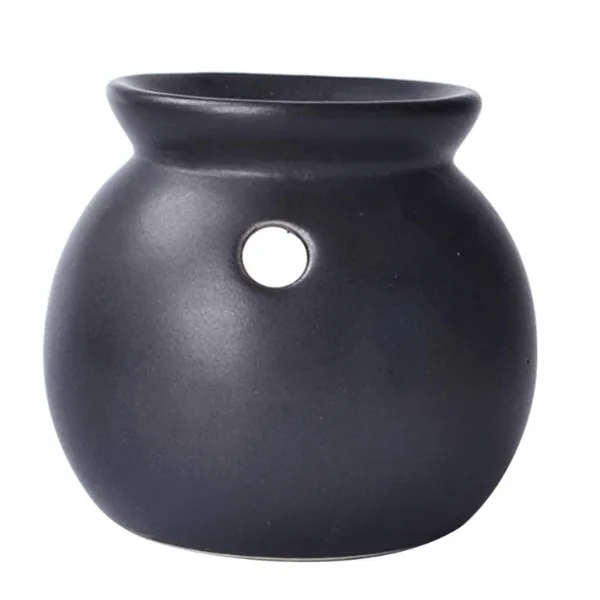 Yuanp Lamp Κεραμική Συσκευή για Καύση Αιθερίων & Αρωματικών Ελαίων 6 x 6cm Μαύρη