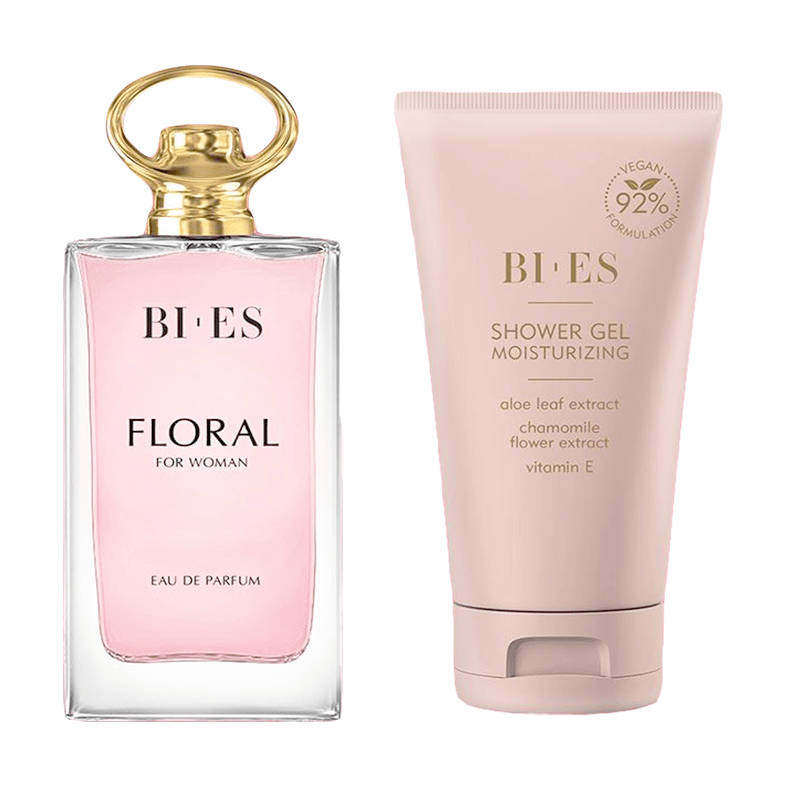 Bi-Es Floral Gift Set for Women - Άρωμα EDP 90ml & Shower Gel 150ml