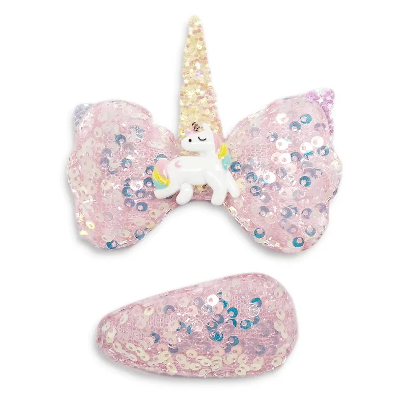 Hair Utopia Clips Μανταλάκια Μαλλιών Μονόκερος Ροζ 2τμχ Hair Utopia Clips Μανταλάκια Μαλλιών Μονόκερος Ροζ 2τμχ