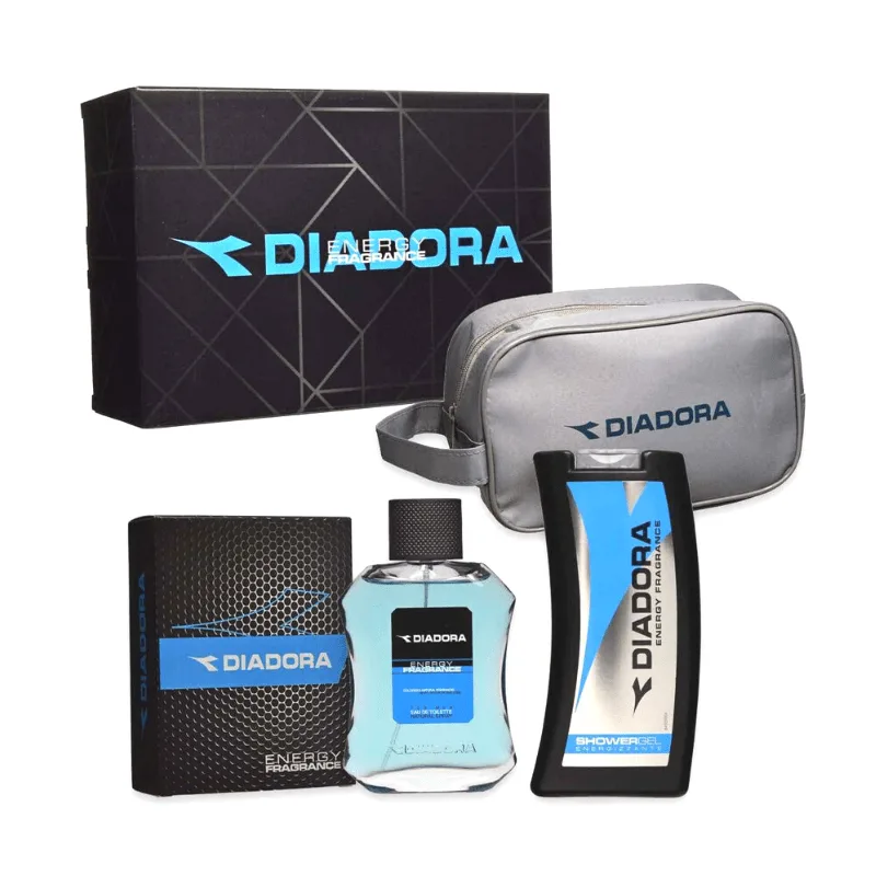 Diadora Blue Energy Σετ - EDT 100ml, Shower Gel 250ml & Cosmetic Bag