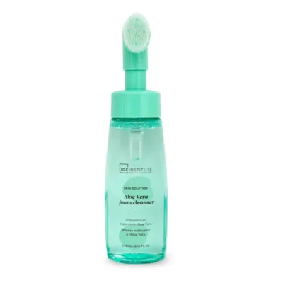 IDC Cleansing Foam With Exfobrush Aloe Vera - Αφρός Καθαρισμού Προσώπου 240ml
