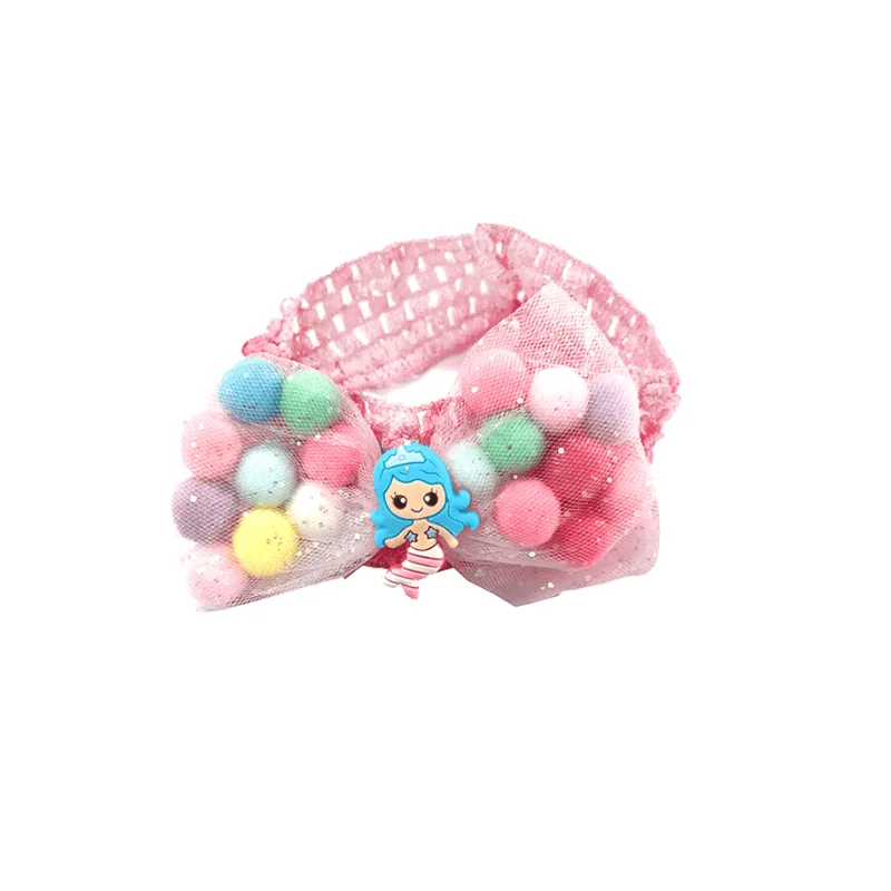 Hair Utopia Παιδική Κορδέλα Μαλλιών με Φιγούρα Γοργόνα Ρόζ