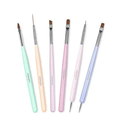 WD Σετ Πινέλα Μανικιούρ Σχεδίου Acrygel & Dotting Tools 6pcs