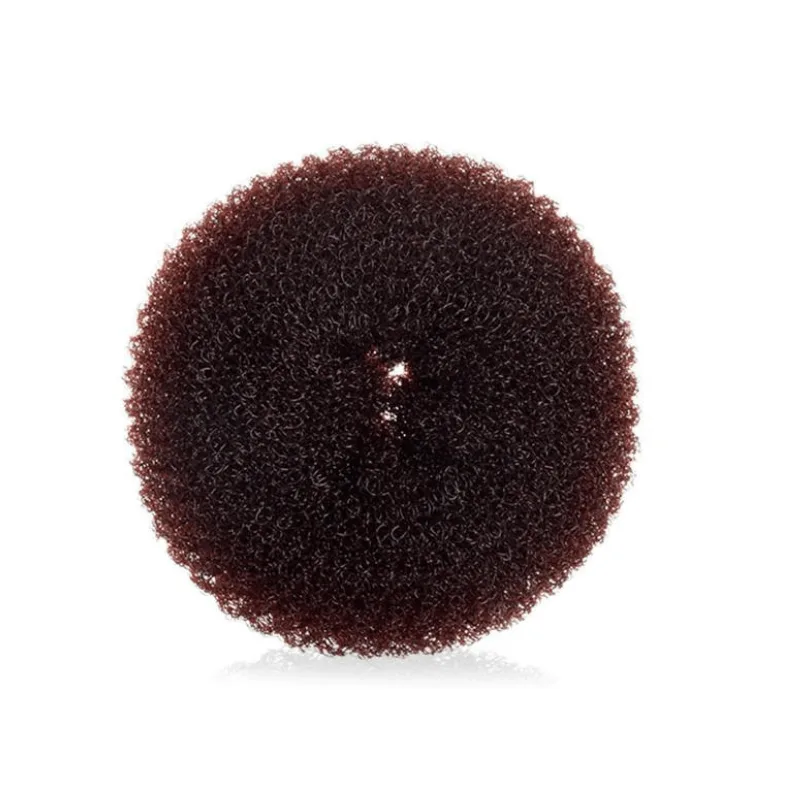 Hair Utopia Μπομπάρι Μαλλιών Στρογγυλό Καφέ 11 Χ 4,5cm