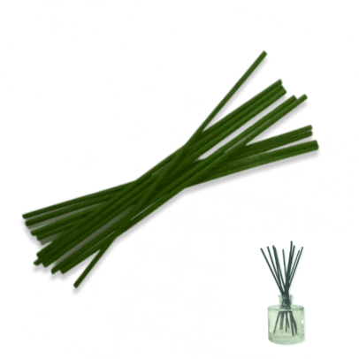 Yuanp Bamboo Sticks Αρωματικά Χώρου 10 τεμ 22cm Πράσινα