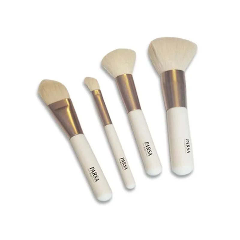 parsa-set-1 PARSA Gold Makeup Brush Set - 4τεμ Πινέλα & Cosmetic Bag