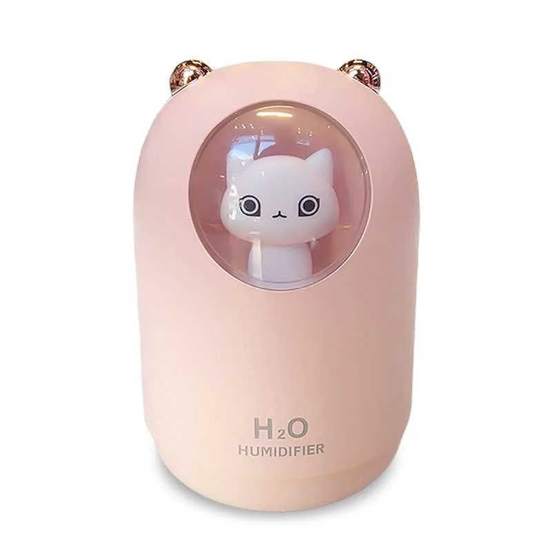 space-cat1 H2O A18 Space Cat Συσκευή για Αρωματοθεραπεία Ροζ 300ml & Δώρο άρωμα 12ml