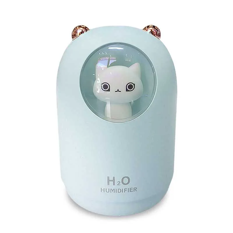 space-cat3 H2O A18 Space Cat Συσκευή για Αρωματοθεραπεία Γαλάζιο 300ml & Δώρο άρωμα 12ml