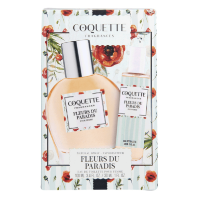 COQUETTE Fragrances Fleurs Du Paradis Γυναικείο Σετ με Άρωμα EDT 100ml & Άρωμα EDT 30ml