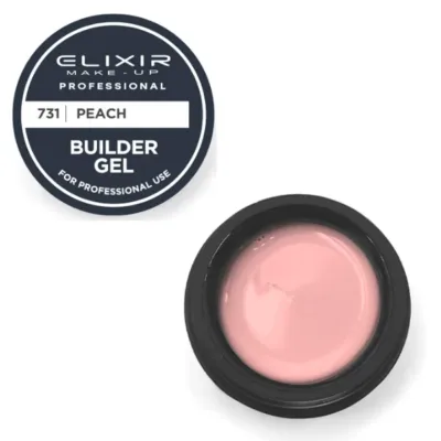Elixir Builder Gel -731 Peach Ροδακινί 15gr