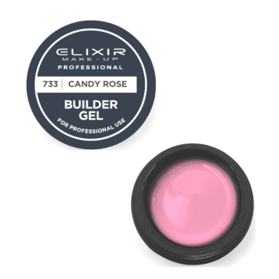 Elixir Builder Gel -733 Candy Rose 15gr