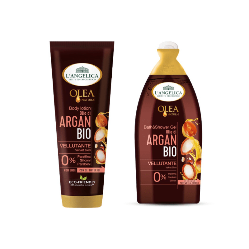 L´ Angelica Olea Nature Skin Care Set Argan Oil - Σετ Περιποίσης με Shower Gel 450ml & Body Lotion 250ml