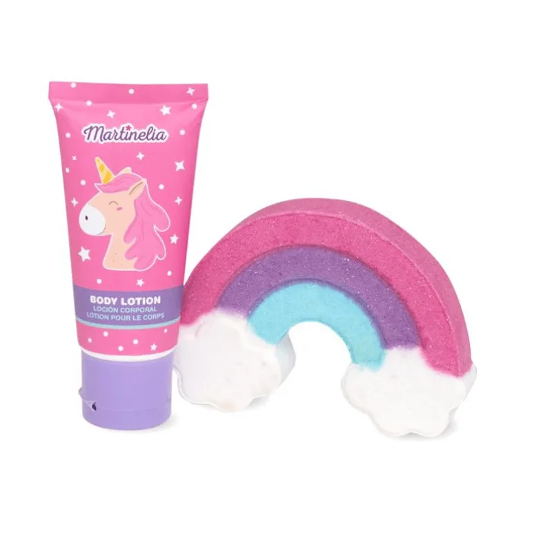 Martinelia Little Unicorn Bath & Beauty Gift Set - Παιδικό Σετ Body Lotion 60ml & Bath Fizzers 150g (1) Martinelia Little Unicorn Bath & Beauty Gift Set - Παιδικό Σετ Body Lotion 60ml & Bath Fizzers 150g