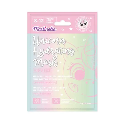 Martinelia Unicorn Face Hydrating Mask 25gr - Παιδική Μασκά Ομορφίας Πανί Με Σχέδιο Ηλικίες 8 με 12
