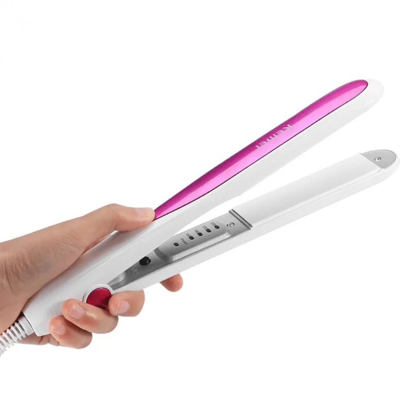 Kemei ΚΜ-532 Πρέσα Μαλλιών για Ίσιωμα με Κεραμικές Πλάκες 25W