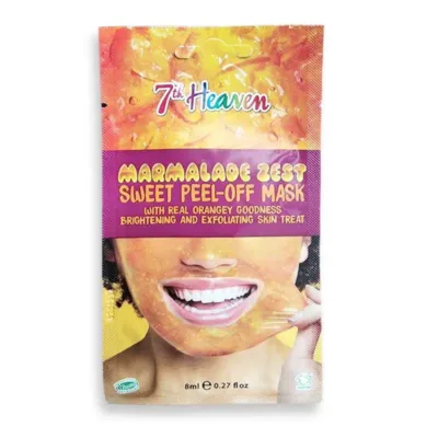 7th Heaven Mask Marmelade Zest Sweet Peel Off Μάσκα για Απολέπιση & Λάμψη 8ml