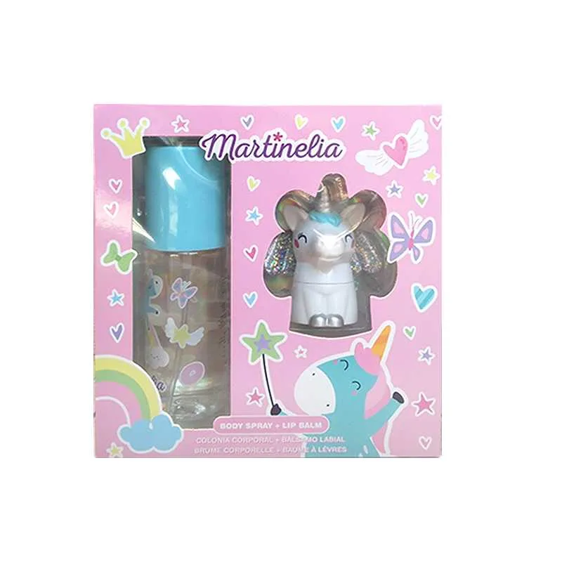 Martinelia Unicorn Sweet Dreams Set Body mist 85ml & Lip balm 2,8g Διάφορα Χρώματα