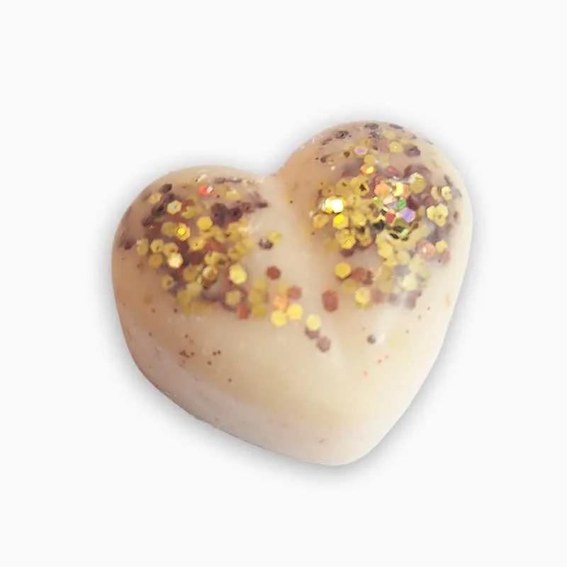 Aroma Greece Soy Wax Melt Heart για Αρωματικούς Καυστήρες - Golden Sand 4τεμ Χ 15g