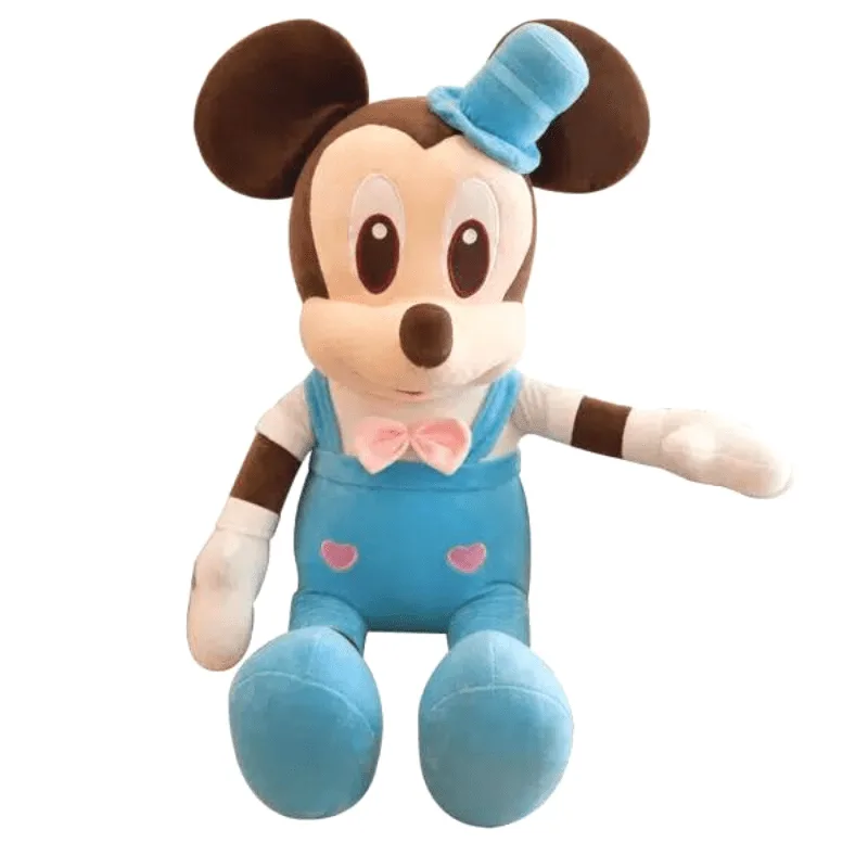VIP Baby Dolls Stuffed Mickey Mouse, Λούτρινο Μίκι Μαους Καφέ - Γαλάζιο 90 cm