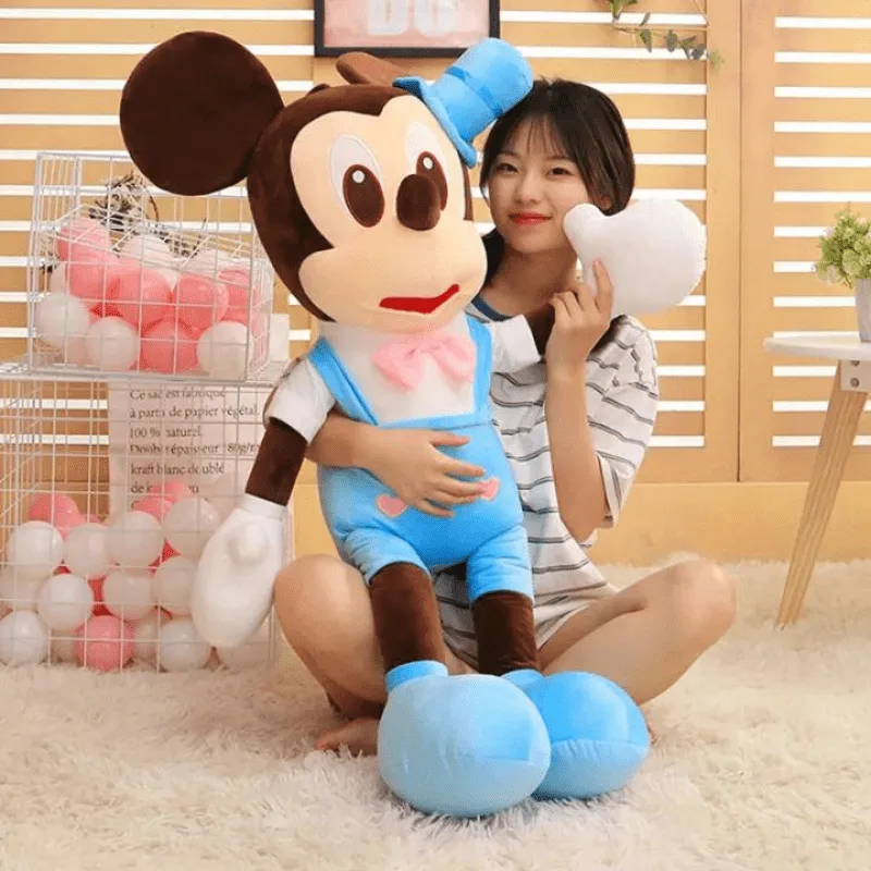 VIP Baby Dolls Stuffed Mickey Mouse, Λούτρινο Μίκι Μαους Καφέ - Γαλάζιο 90 cm VIP Baby Dolls Stuffed Mickey Mouse, Λούτρινο Μίκι Μαους Καφέ - Γαλάζιο 90 cm