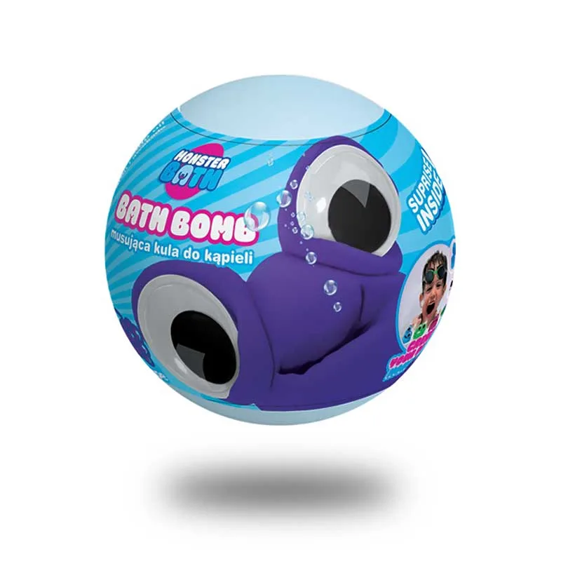 Marba Monster Bath - Bath 140g Blueberry with Surprise