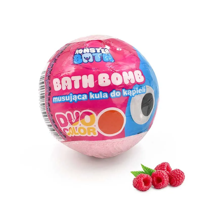 Marba-Monster-Bath---Bath-Fizzer-Duo-Color-100g-Raspberry-2 Marba Monster Bath - Bath Fizzer Duo Color 100g Raspberry