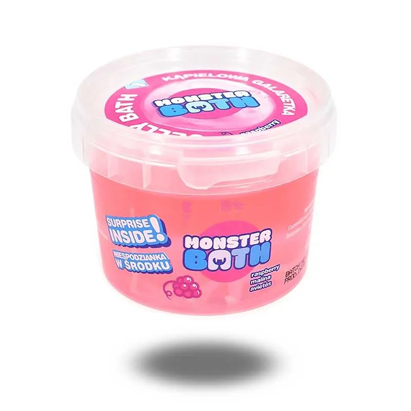 Marba Monster Bath - Jelly Bath 100g Raspberry with Surprise