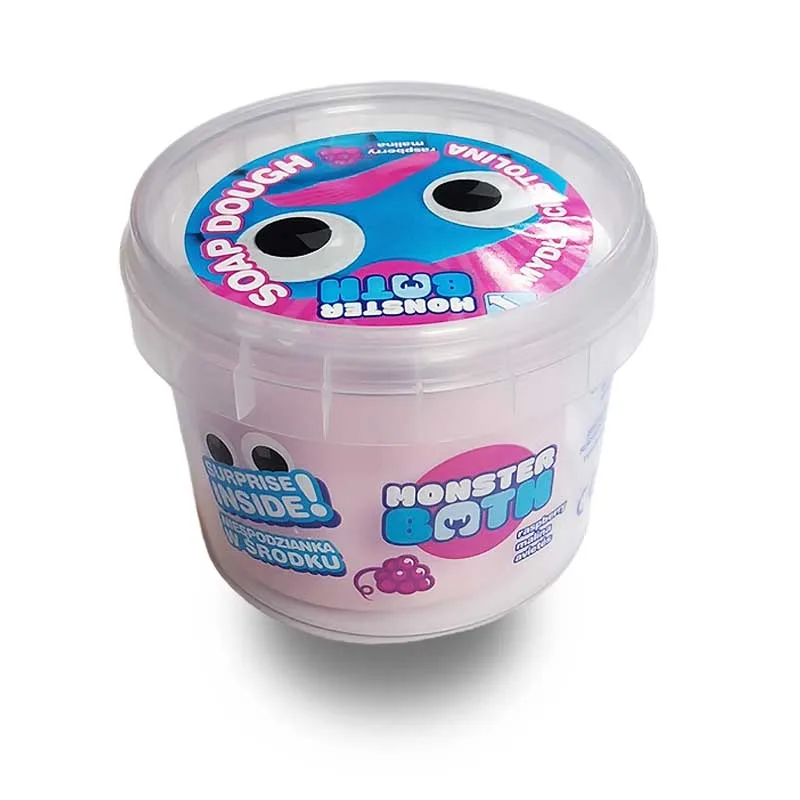 Marba Monster Bath - Soap Dought 100g Raspberry with Surprise