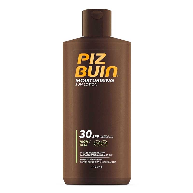 PIZ BUIN Moisturising Sun Lotion - Αδιάβροχη Αντηλιακή Λοσιόν για το Σώμα SPF30 200ml