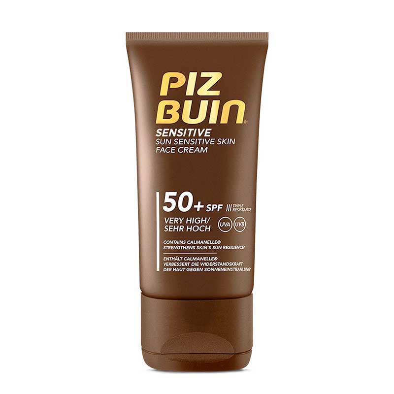 PIZ BUIN Sensitive Face Gel Cream - Αδιάβροχη Αντηλιακή Κρέμα Προσώπου SPF50 50ml