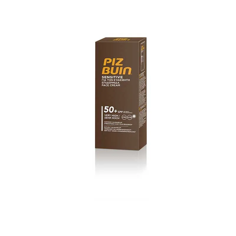 PIZ-BUIN-Sensitive--Face-Gel-Cream---Αδιάβροχη-Αντηλιακή-Κρέμα-Προσώπου-SPF50-50ml-2 PIZ BUIN Sensitive Face Gel Cream - Αδιάβροχη Αντηλιακή Κρέμα Προσώπου SPF50 50ml