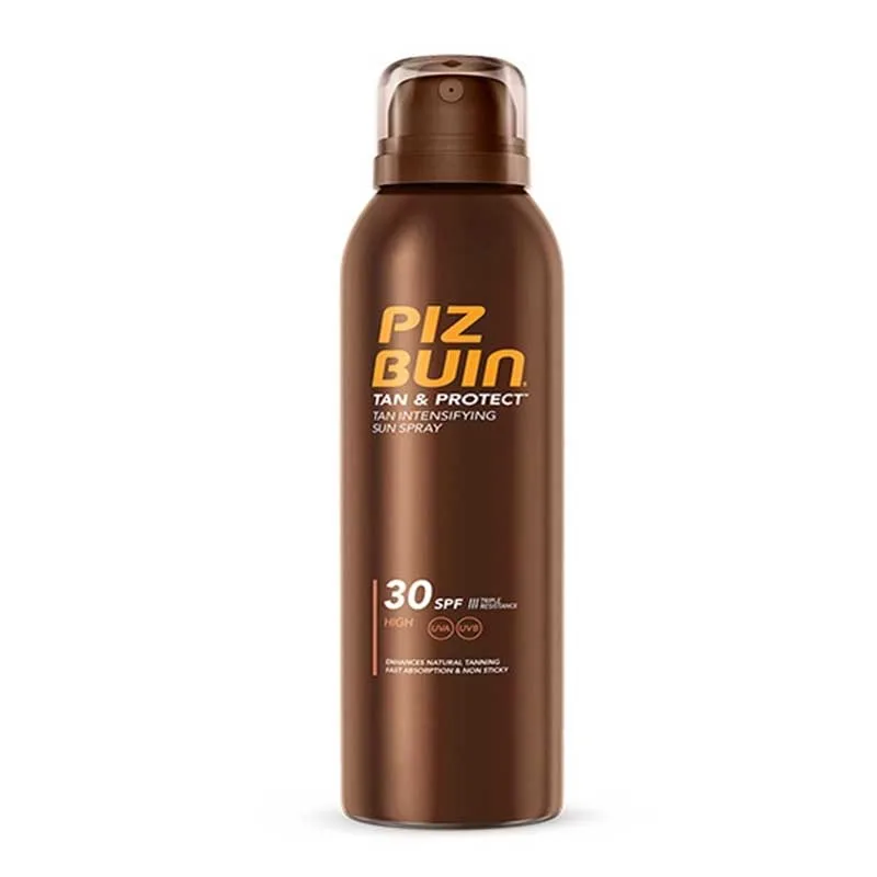 PIZ BUIN Tan & Protect Tan Intensifying Sun - Αδιάβροχη Αντηλιακή Λοσιόν για το Σώμα SPF30 σε Spray 150ml