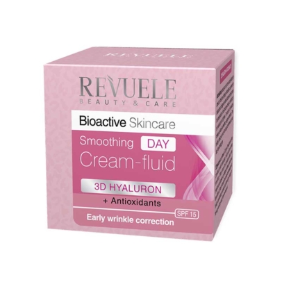 Revuele Bioactive 3D HYALURON Smoothing Day Cream-Fluid Day Cream SPF15 - Κρέμα Ημέρας Αντιγήρανσης 50ml