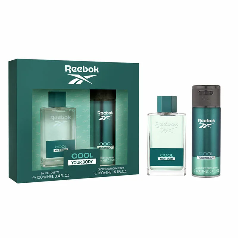 Reebok Gift Set Cool Your Body for Him - Σετ Δώρου Για Άντρες EDT 100ml & Body Spray 150ml