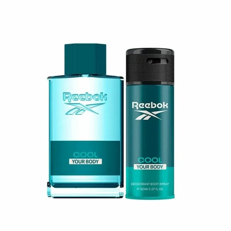 cool--your-body-deo2 Reebok Gift Set Cool Your Body for Him - Σετ Δώρου Για Άντρες EDT 100ml & Body Spray 150ml