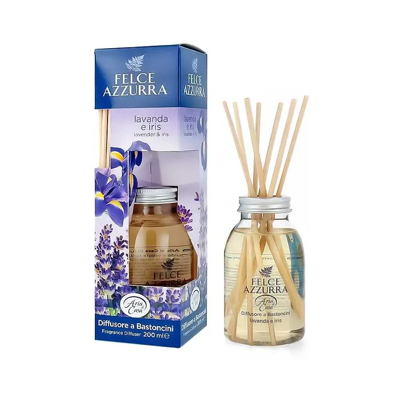 Felce Azzurra Fragrance Diffuser & Sticks Lavender & Iris - Λεβάντα & Ίριδα 200ml Felce Azzurra Fragrance Diffuser & Sticks Lavender & Iris - Λεβάντα & Ίριδα 200ml