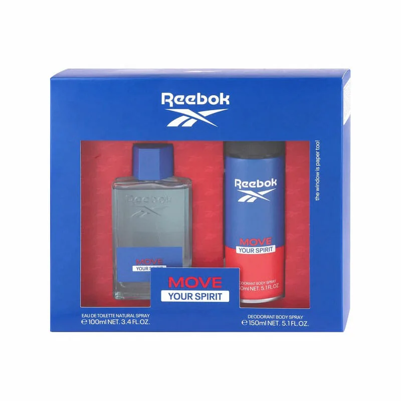 move-your-spirit-2 Reebok Gift Set Move Your Body for Him - Σετ Δώρου Για Άντρες EDT 100ml & Body Spray 150ml