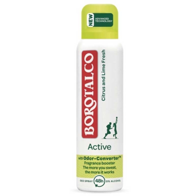 Borotalco Deodorant Spray Active 48H - Αποσμητικό Σπρέι Χωρίς Αλκοόλ 150ml