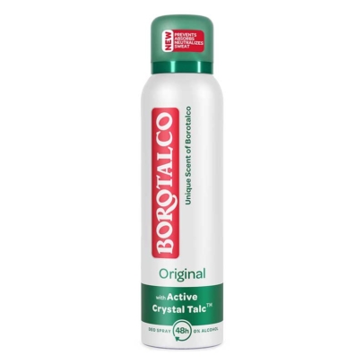 Borotalco Deodorant Spray Original 48H - Αποσμητικό Σπρέι Χωρίς Αλκοόλ 150ml