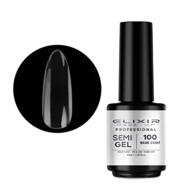 Elixir Professional Semi Gel 100 Base Coat Extreme Βάση για Ημιμόνιμο Βερνίκι Νυχιών 15ml