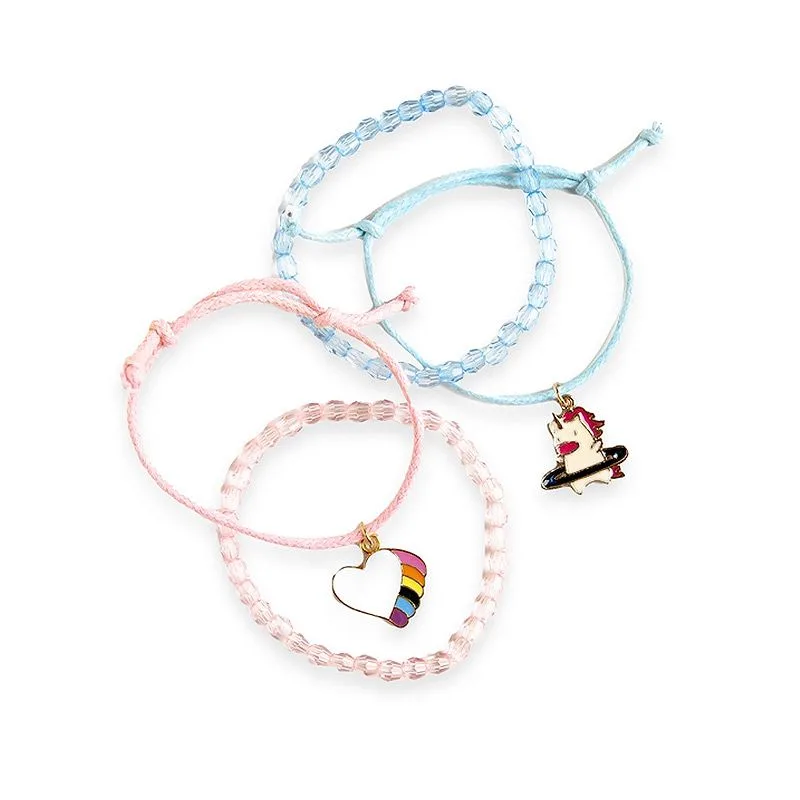 Martinelia Door Hanger Bracelets - 4 Βραχιολάκια Μονόκερος της Αγάπης Ηλικία 3+