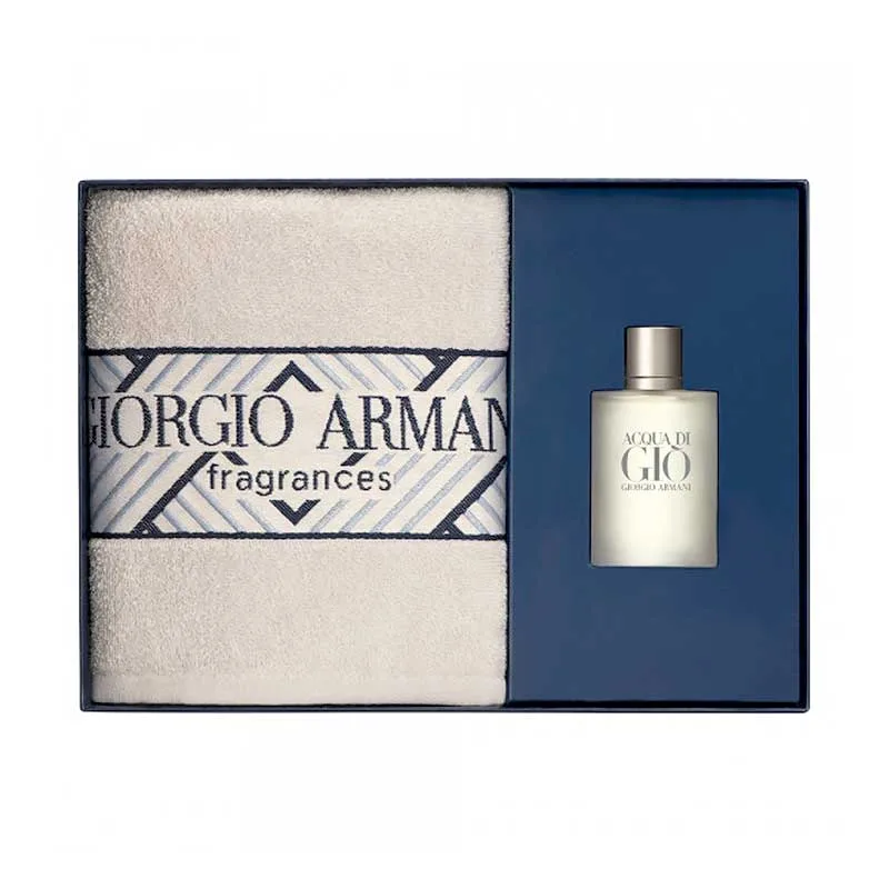 Armani-Giorgio-aqua-2 Armani Giorgio Acqua di Gio Pour Homme Gift Set EDT 100 ml + Towel