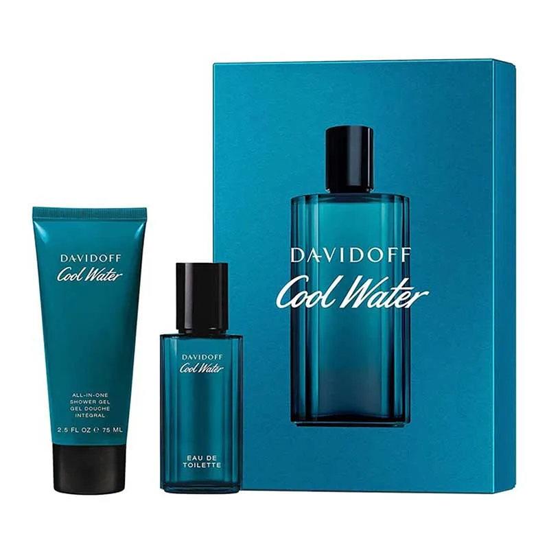 Davidoff Cool Water Men's Giftset Άρωμα EDT 40ml & Shower Gel 75ml