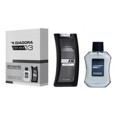 Diadora Dynamic 03 For Men Gift Set - After Shave EDT 100ml & Shower Gel 250ml