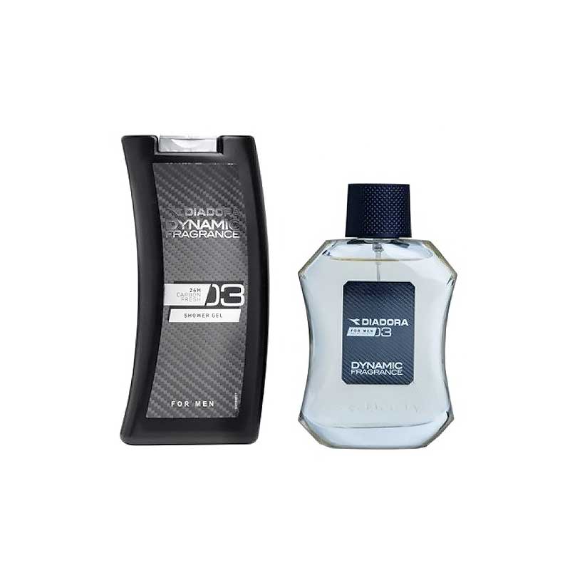 Diadora Dynamic 03 For Men Gift Set - After Shave EDT 100ml & Shower Gel 250ml