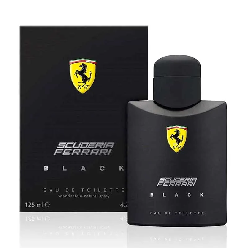 Ferrari-Scuderia-Ferrari-Black-Eau-De-Toilette-125-ml-2 Ferrari Scuderia Ferrari Black Άρωμα EDT για Άντρες 125ml
