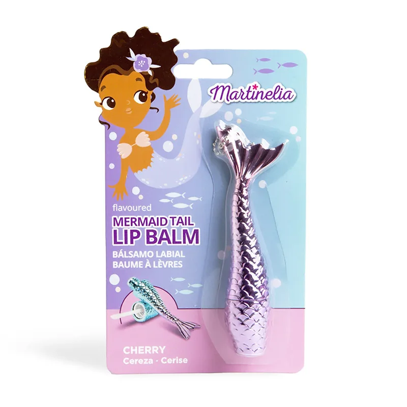 Martinelia Mermaid Tail Lip Balm in Card με Πινελάκι Κεράσι 1.9gr