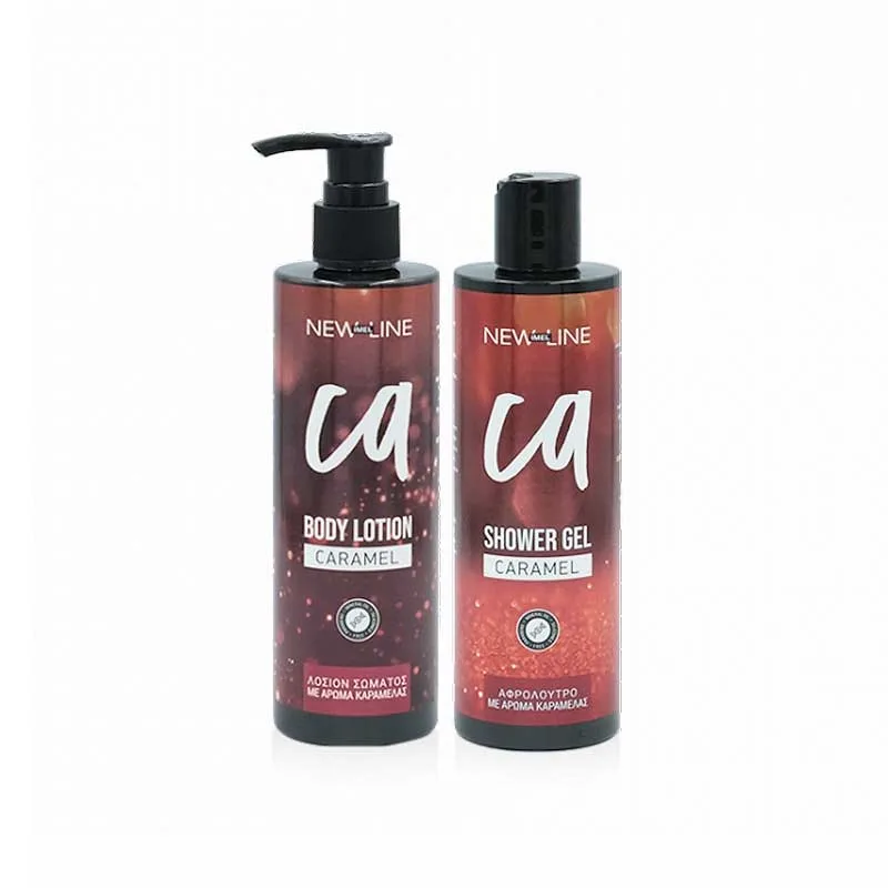 imeL New Line Skin Care Set Caramel Σετ Περιποίησης με Καραμέλα Shower Gel 250ml & Body Lotion 250ml