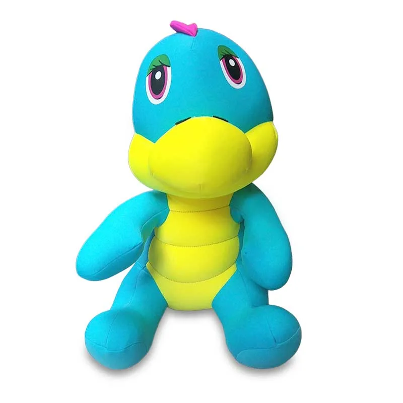 VIP Baby Dolls Stuffed Dino Neon Blue, Δεινοσαυράκι Νέον Μπλε 30cm για 3+ Ετών