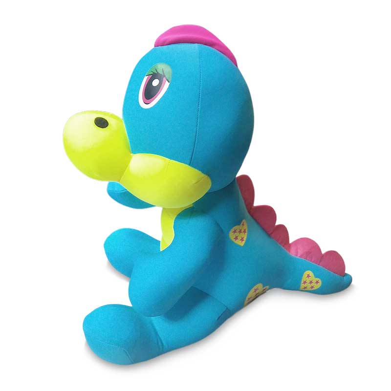 VIP Baby Dolls Stuffed Dino Neon Blue, Δεινοσαυράκι Νέον Μπλε 30cm για 3+ Ετών